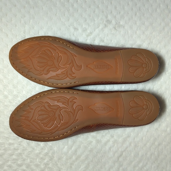 Born Adour Ballet Flat in Brown Snake Print - Picture 5 of 9